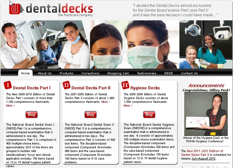 Dental Decks Home Page
